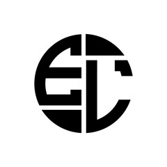 EL letter logo creative design. EL unique design.
