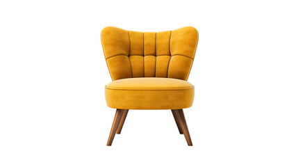Fototapeta premium Interior design concept furniture for living isolated on clear png background and transparent background, AI generative. 