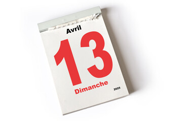 13 . Avril 2025