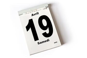 19 . Avril 2025