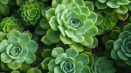 Succulent Echeveria Flower House plants Top view background