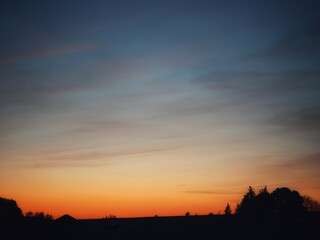 sunrise has nearly come