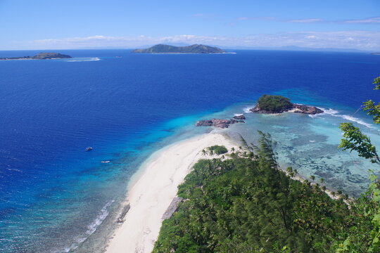 Views from Monuriki Island, Fiji (Castaway Movie Island)