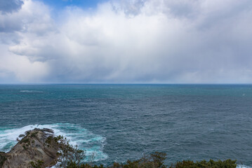 Horizen view at the Jizomisaku, Mihonoseki, Matsue City, Shimane Prefecture, Japan