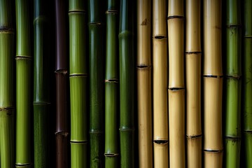 Background green bamboo wood, natural texture.