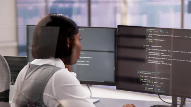 Business Engineer Analyzing Broken Code