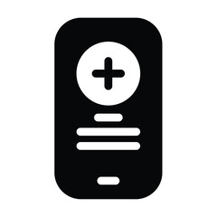 Fototapeta premium Medicine app icon