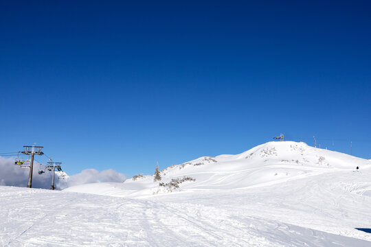 Vogel in Bohinj Ski Resort, cable car ski trail
