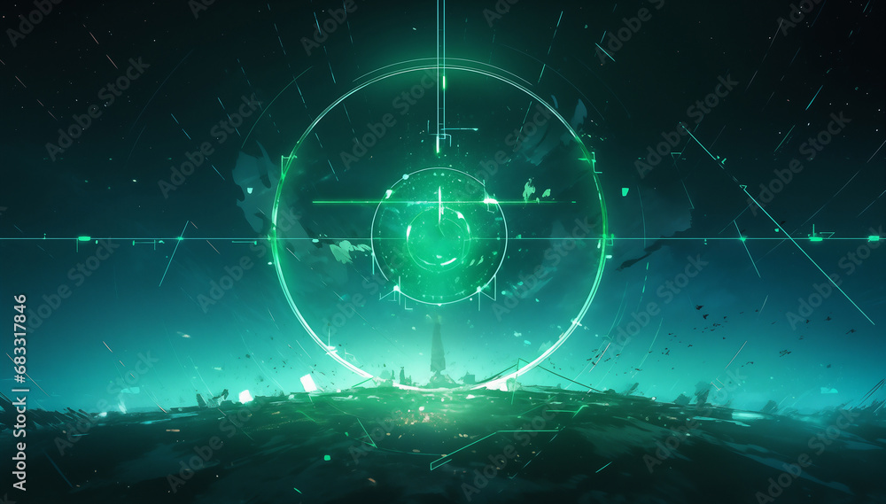 Poster technology light abstract background,created with generative ai tecnology.