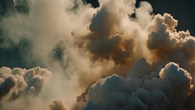 time lapse of changing patterns of clouds background