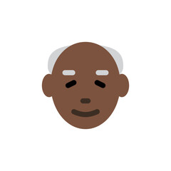 Old Man: Dark Skin Tone