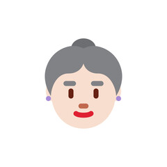 Old Woman: Light-Skin Tone