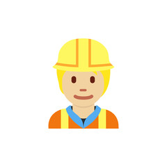 Construction Worker: Medium-Light Skin Tone