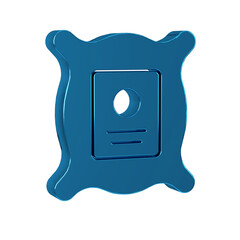 Blue Pack full of seeds of a specific plant icon isolated on transparent background.