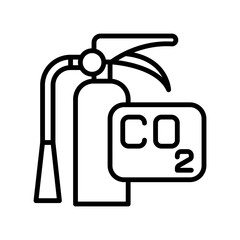 Fire Extinguisher Icon Vector Illustration