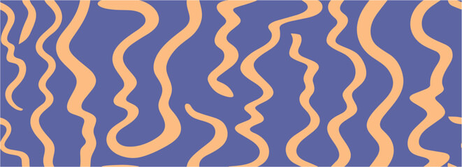 Psychedelic swirl groovy pattern. Vector  seamless abstract brush lines pattern. Abstract Background Vector Ilustration. COVER DESIGN.