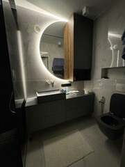interior of a modern bathroom
