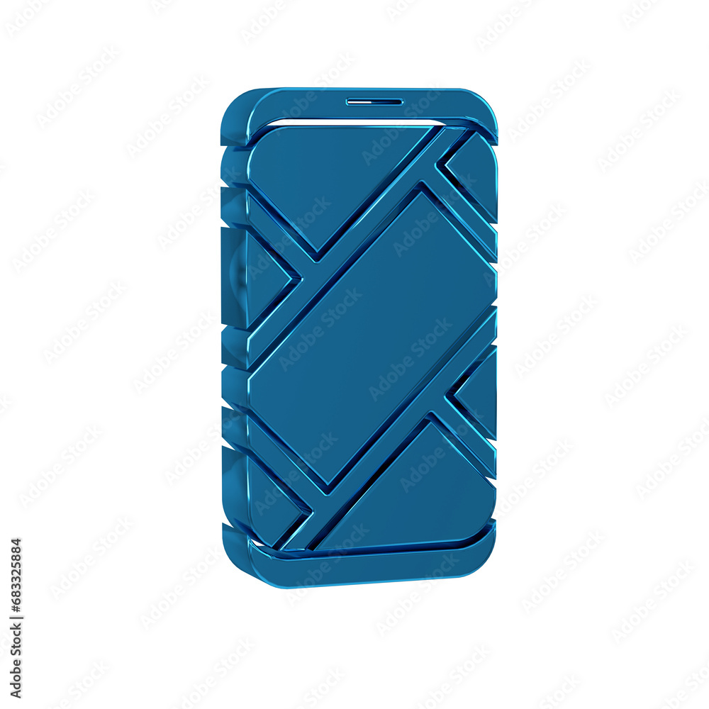 Poster blue infographic of city map navigation icon isolated on transparent background. mobile app interfac