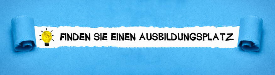 Finden Sie einen Ausbildungsplatz	