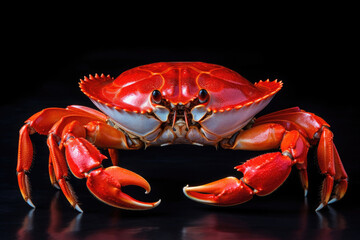 Large red crab closeup