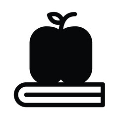 Book and Apple icon