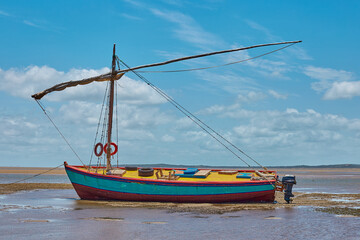 Fototapeta na wymiar Abandoned Fishing Boat 