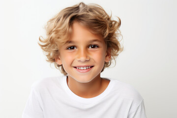 Light and Laughter: Portrait of a Gleeful Boy