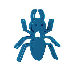Blue Ant icon isolated on transparent background.