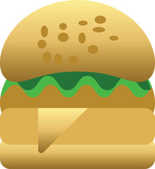 burger vector icon design