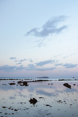Obraz na płótnie Canvas A calming sea view at sunrise