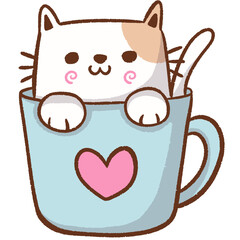 cat in cup