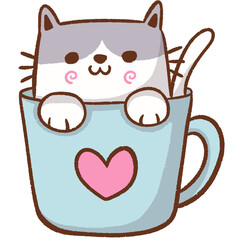 cat in cup