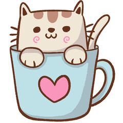 cat in cup