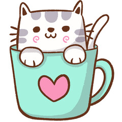 cat in cup