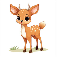Adorable Baby Animal Cartoon Illustration