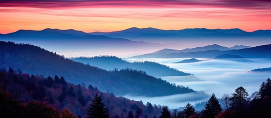 Daybreak in the Smokey Mountains