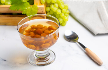 Turkish Traditional Grape Compote - Komposto or Hosaf