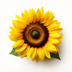 Sunflower Head Isolated