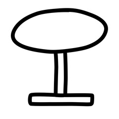 table line icon