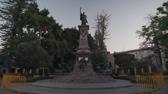 Monument of the Monumento a la Corregidora Memorial Santiago de Querétaro Mexico