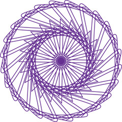 Beautiful Mandala with vector design