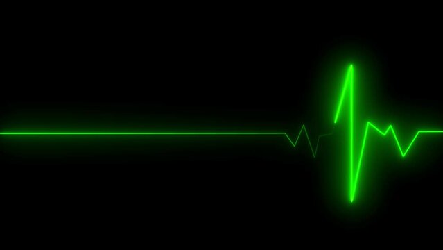  Background heartbeat line neon light heart rate display screen medical research, 