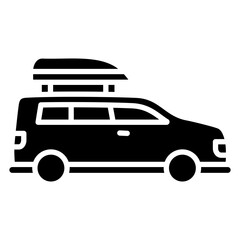Roof Rack Icon Element For Design