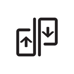 elevator logo icon design vector illustration, © AR54K4 19