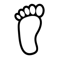 foot print icon