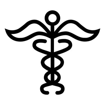 caduceus medical icon