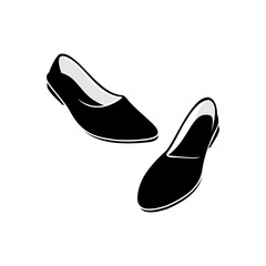 Shoes vector on white background 