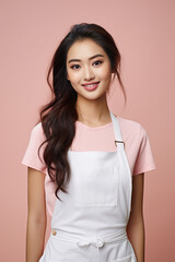 Obraz premium A beautiful Asian woman with a smile