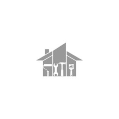 Home repair icon isolated on transparent background