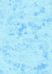 夏・水面・アナログの筆タッチで描いた抽象背景